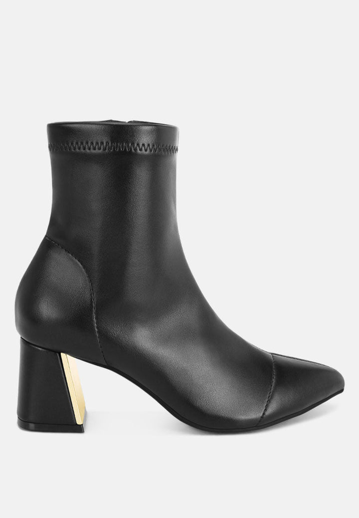 Easy Baddie Metallic Detail Stretchy Boots-0