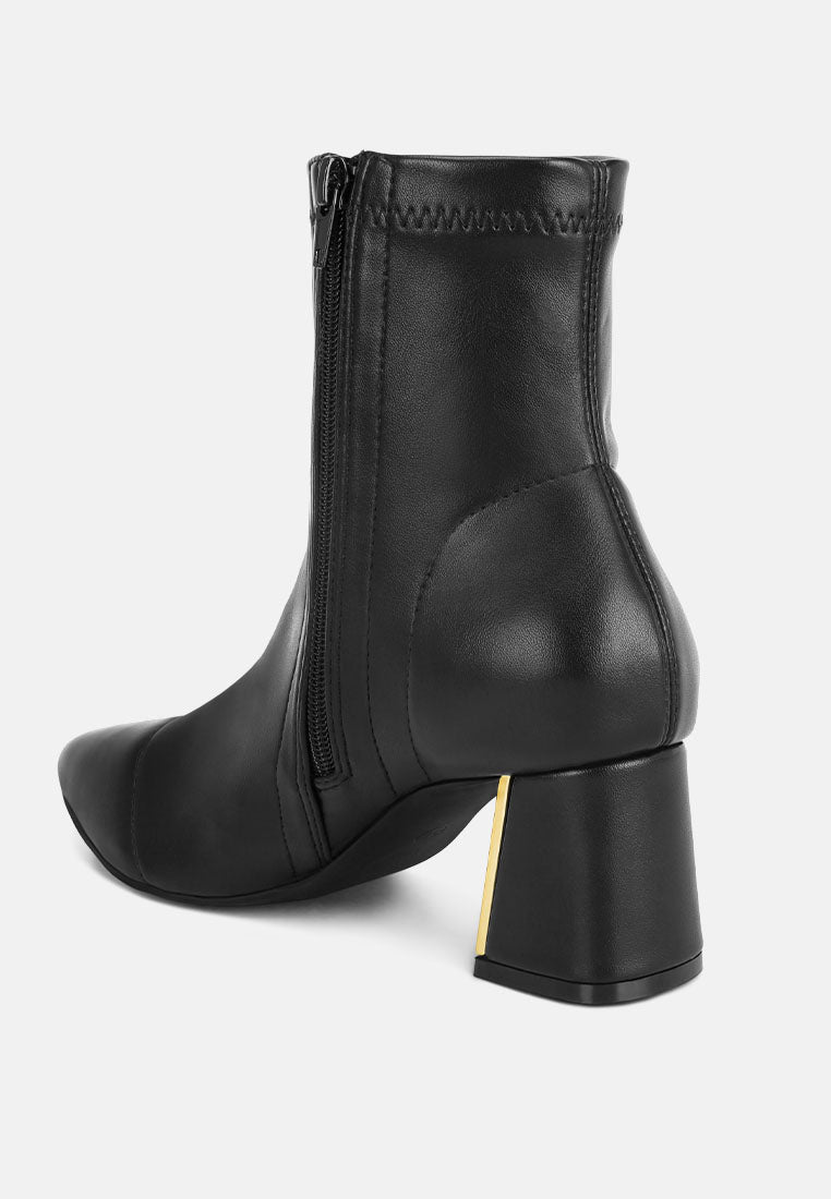 Easy Baddie Metallic Detail Stretchy Boots-2