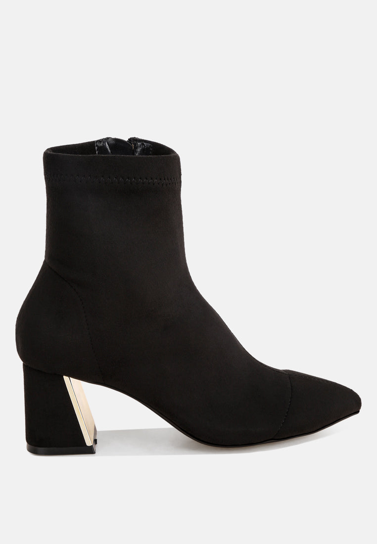 Easy Baddie Metallic Detail Stretchy Boots-3