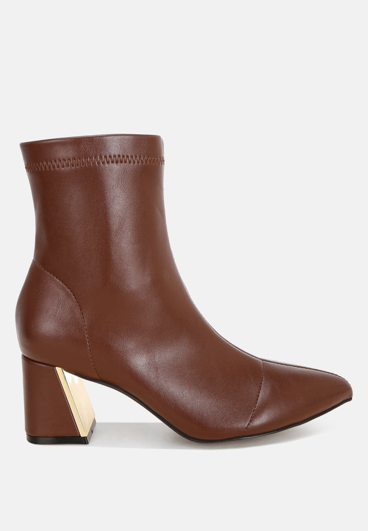 Easy Baddie Metallic Detail Stretchy Boots-5