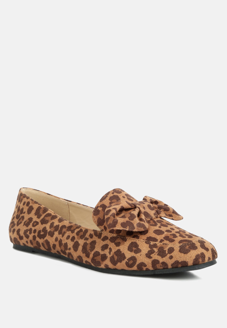 Remee Front Bow Loafers-1