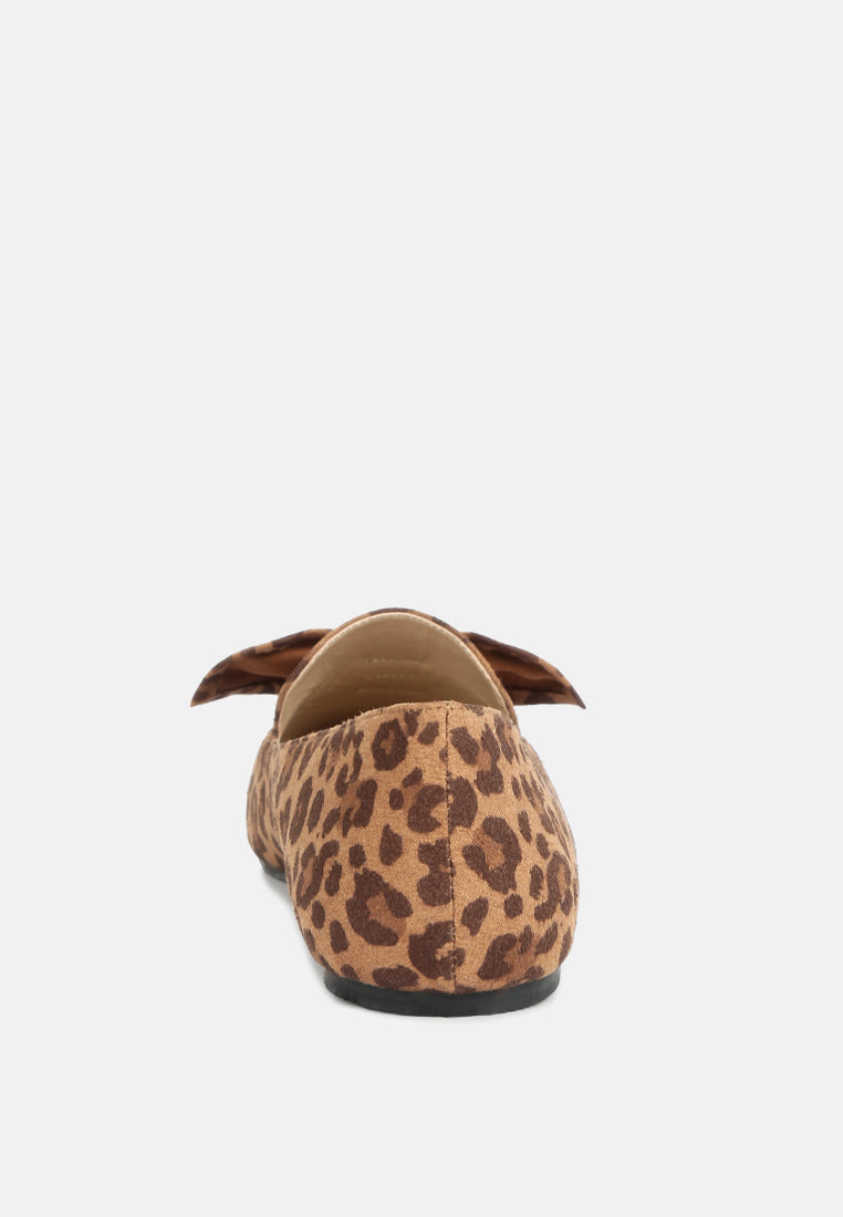Remee Front Bow Loafers-4