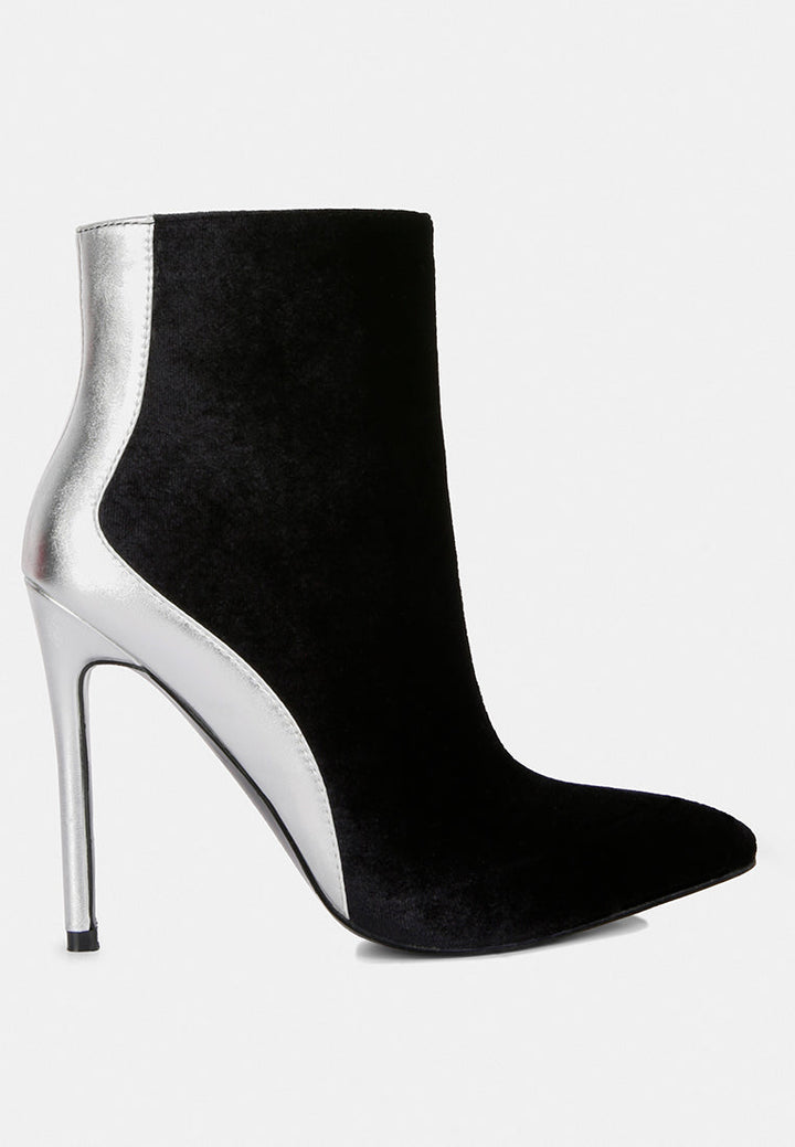 Slade Metallic Highlight High Heeled Ankle Boots-0