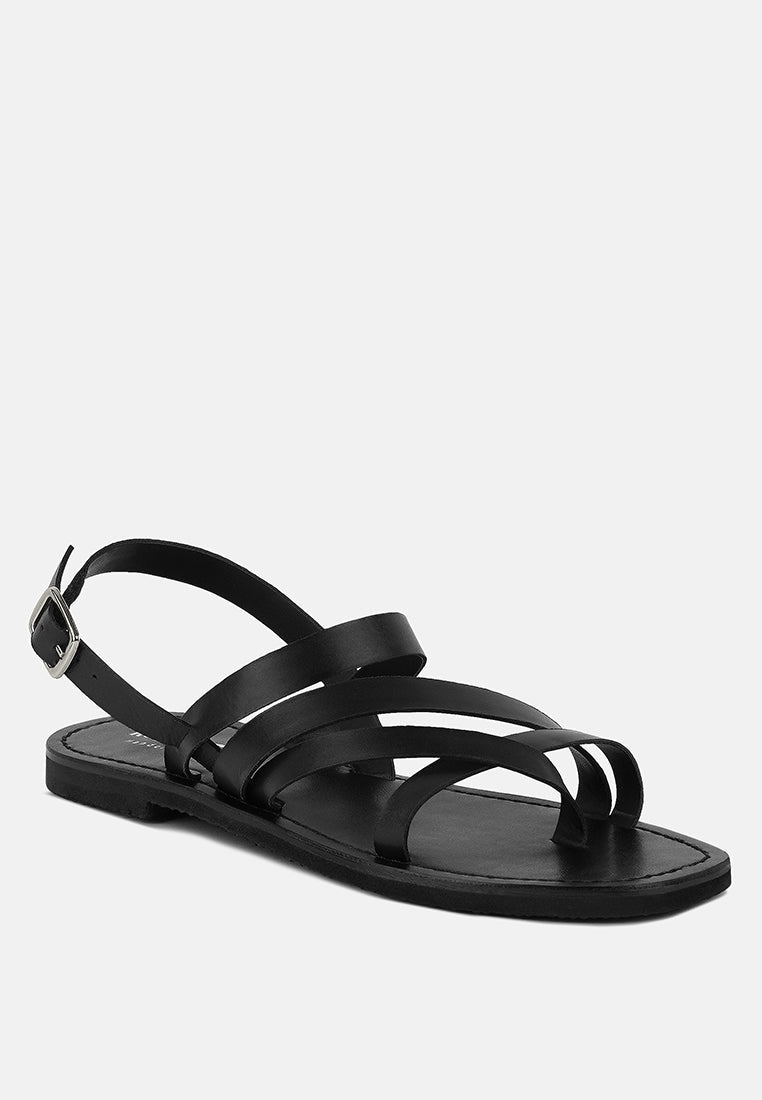 Sloana Strappy Flat Sandals-1