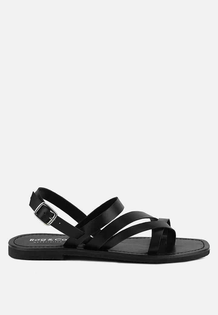 Sloana Strappy Flat Sandals-0