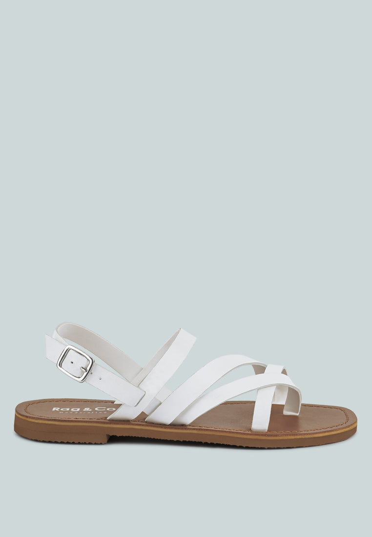 Sloana Strappy Flat Sandals-6
