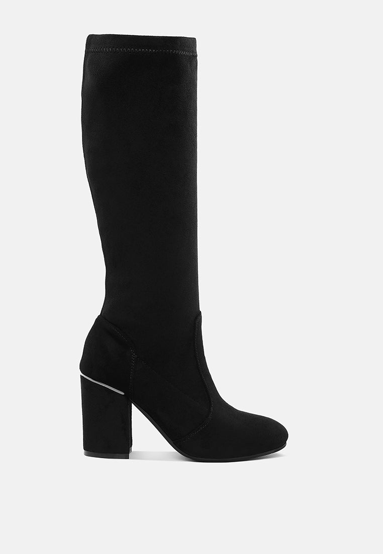 Saloniki Microfiber Calf Boots-5