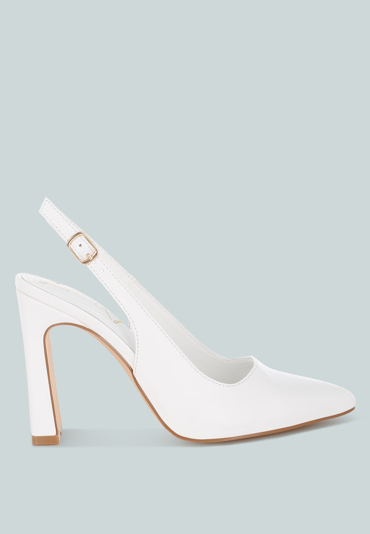 Sarka Pointy Toe Slingback Pumps-5