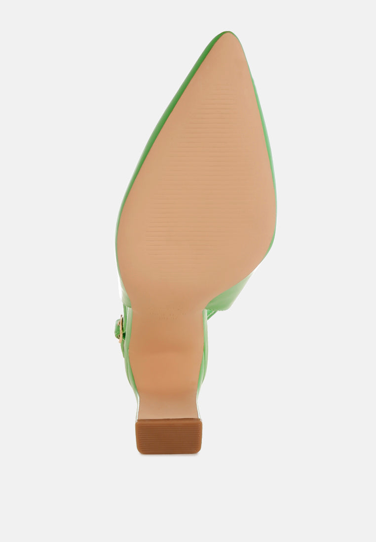 Sarka Pointy Toe Slingback Pumps-4