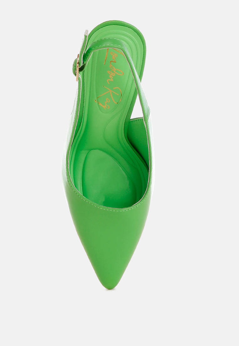Sarka Pointy Toe Slingback Pumps-3