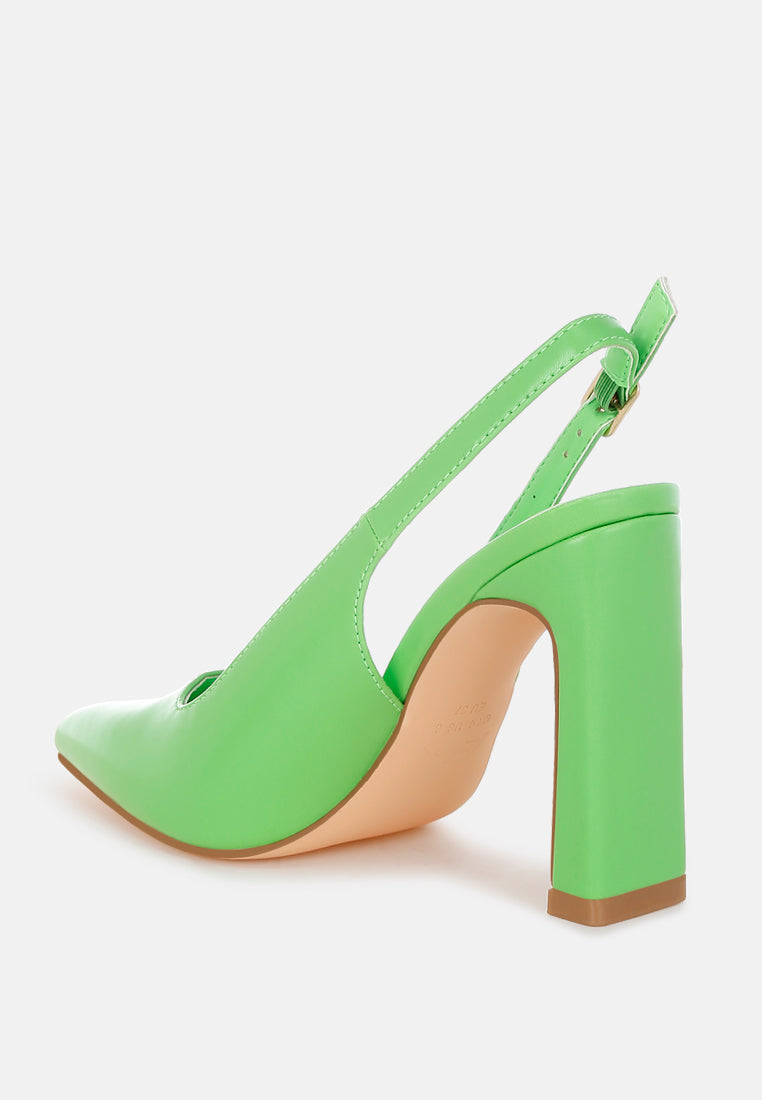 Sarka Pointy Toe Slingback Pumps-2