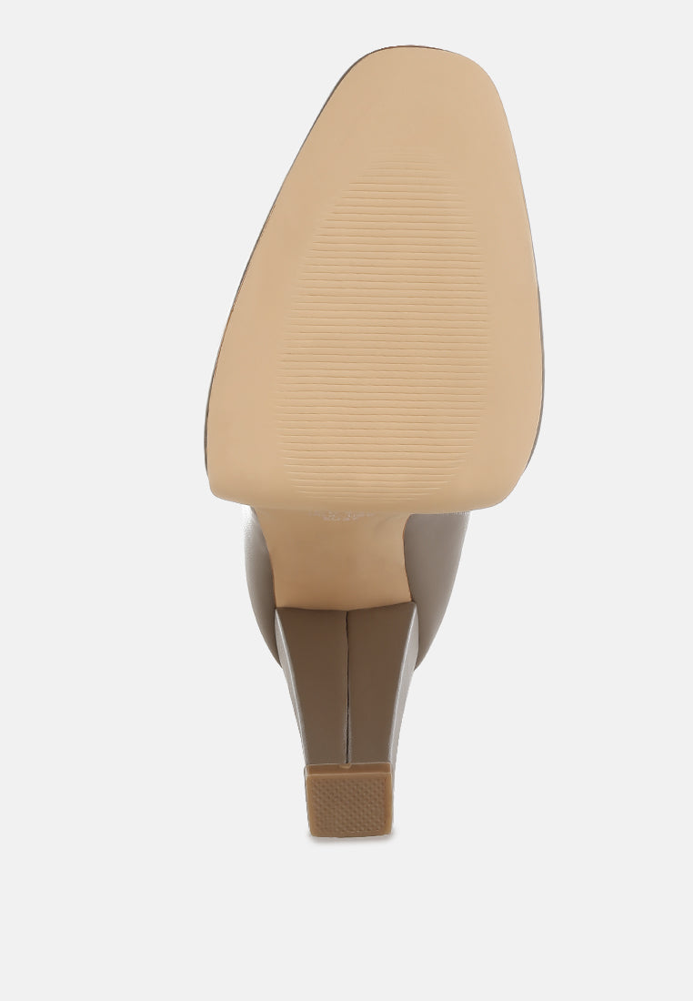 Sayal Faux Leather Lace Up Boots-4