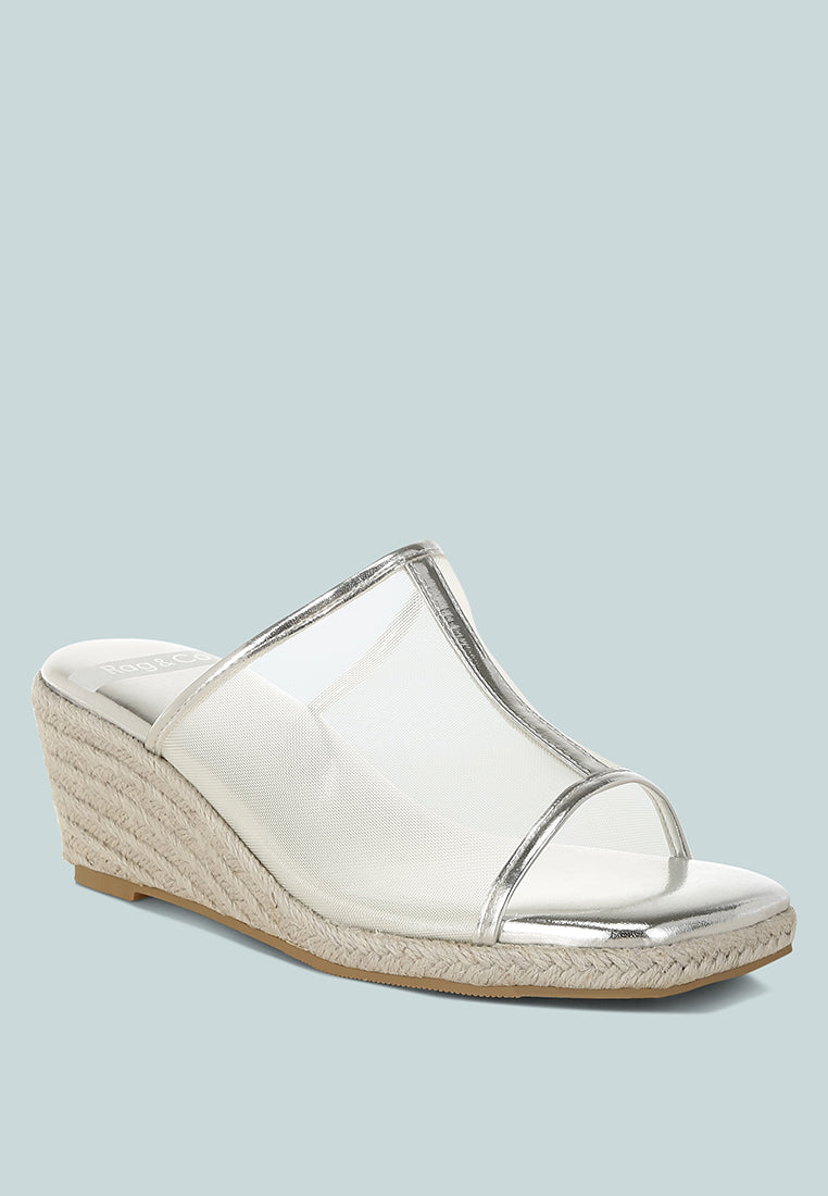 Seraphine Breathable Mesh Slip-On Wedges-1