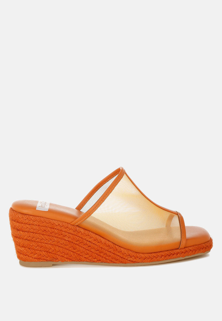 Seraphine Breathable Mesh Slip-On Wedges-5