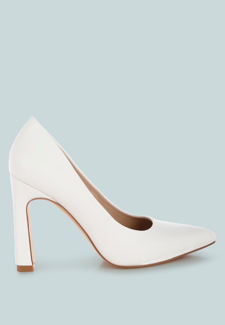 Shacarri Faux Leather Pumps-0