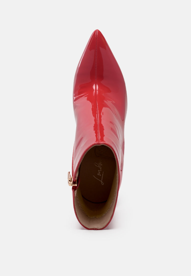 Siren Patent Faux Leather Bootie-4