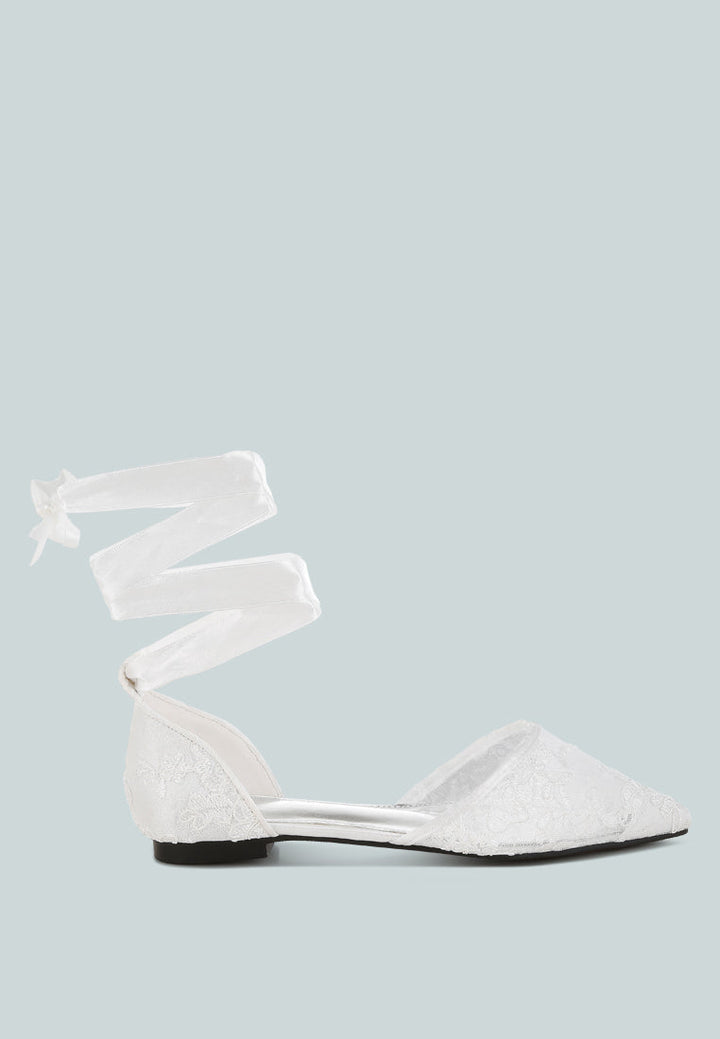 Shrami Pearl &amp; Rhinestone Strap Flat Sandals-0