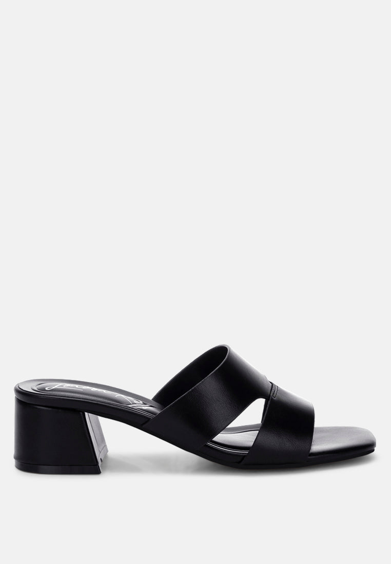 Block Heel Slip Ons by Mode-3