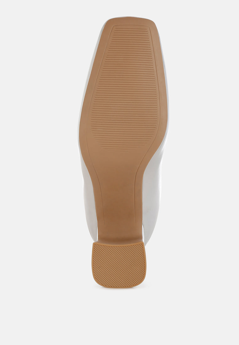 Simba Square Toe Metallic Ankle Boots-4