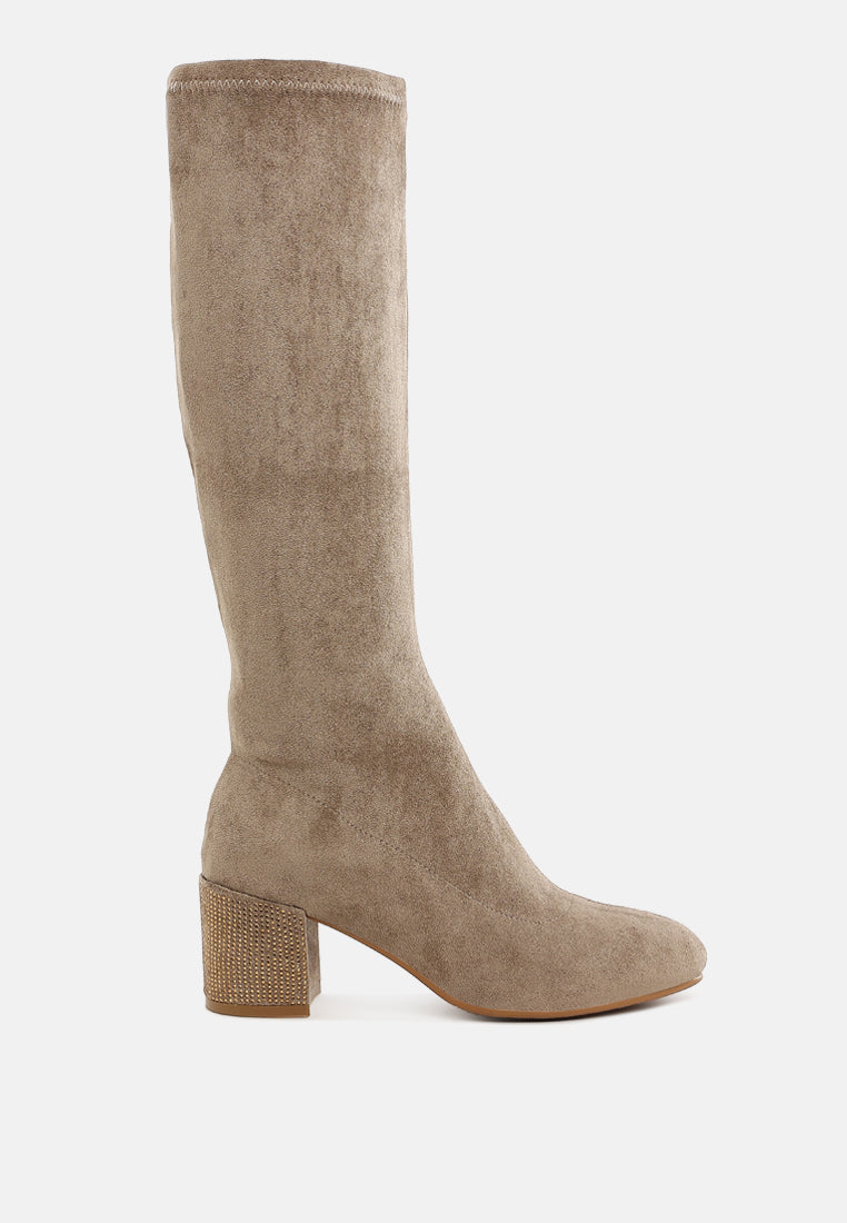Sinaloa Microfiber Knee High Boots-0