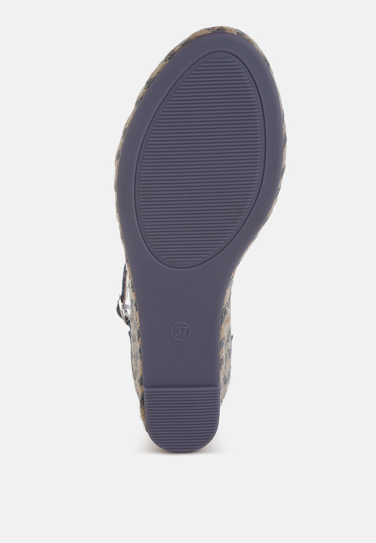 Sorcruz Wedge Heel Espadrilles Sandals-4