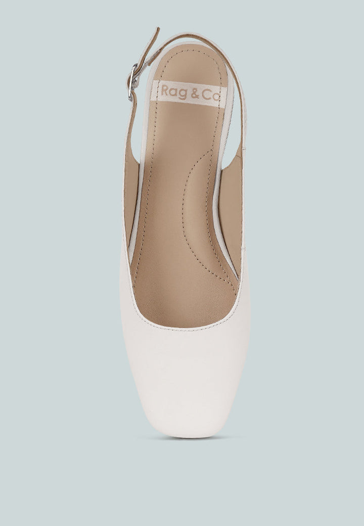 Sozani Real Soft Leather Slingback Flats-3