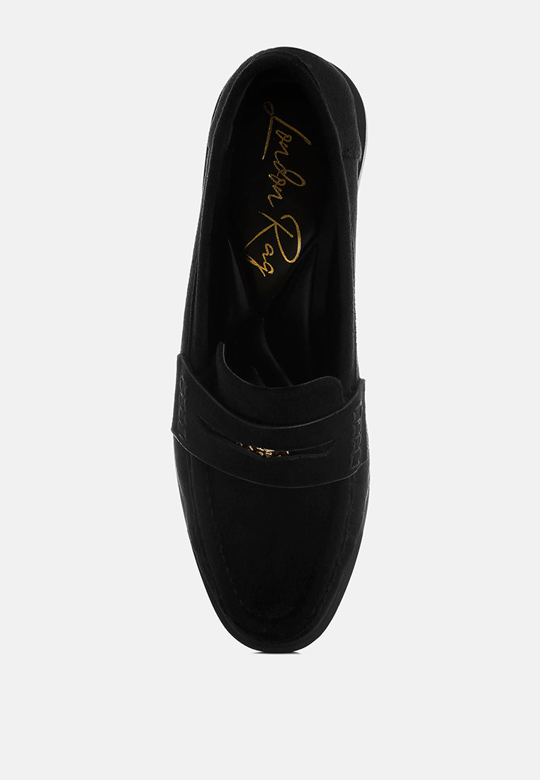 Stahla Round Toe Loafers-3