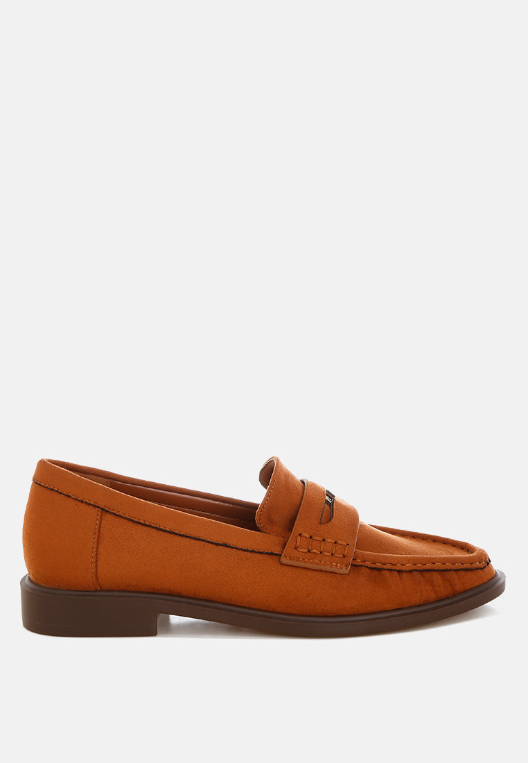 Stahla Round Toe Loafers-5