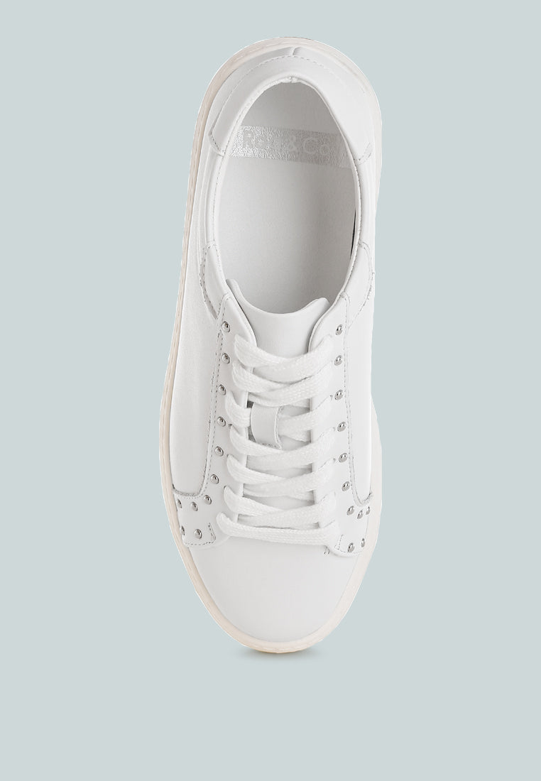 Strider Studs Embellished Chunky Sneakers-4