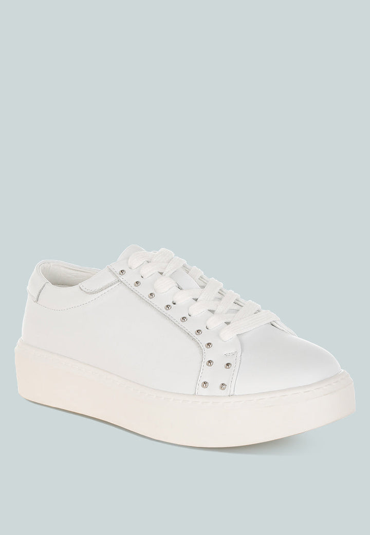 Strider Studs Embellished Chunky Sneakers-2
