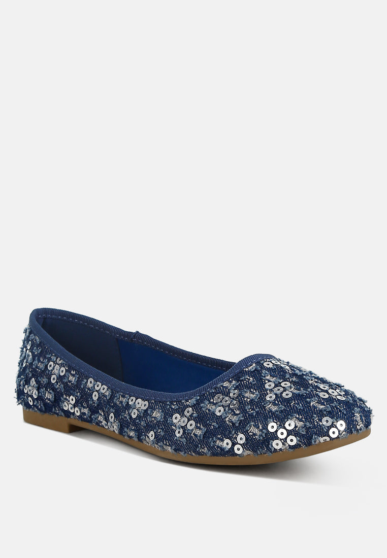 Sujet Sequin Ballet Flats-2