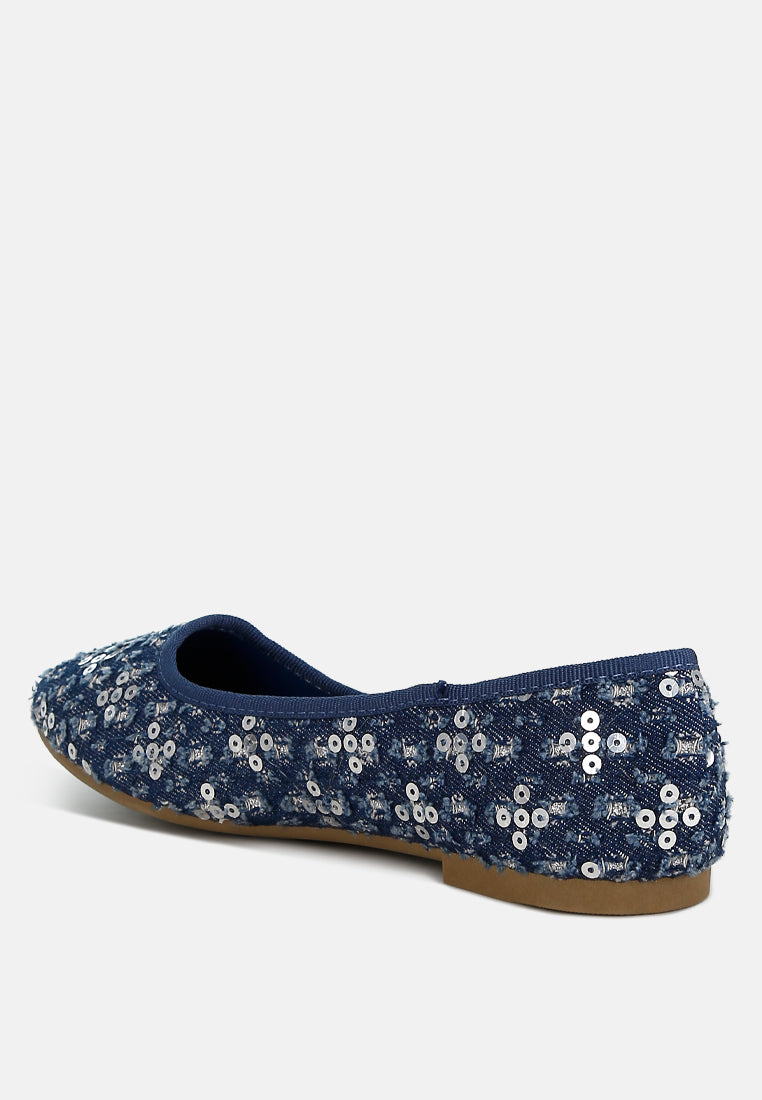 Sujet Sequin Ballet Flats-3