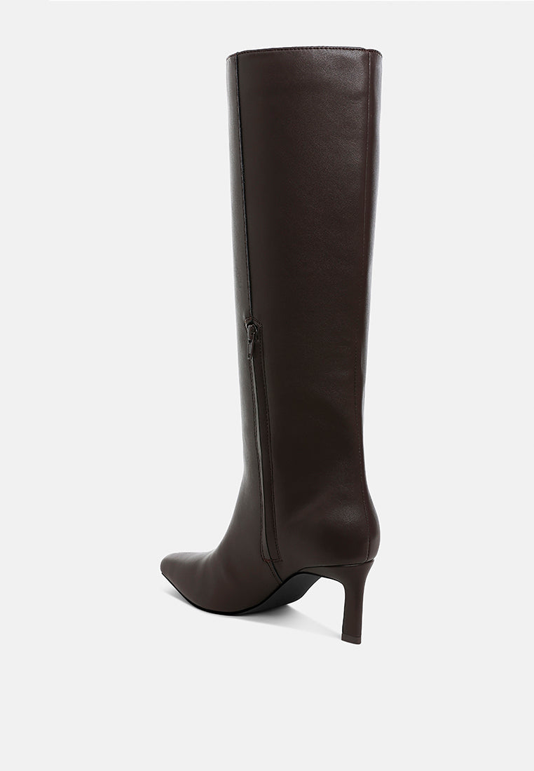 Syringa Kitten Heel Long Boots-3