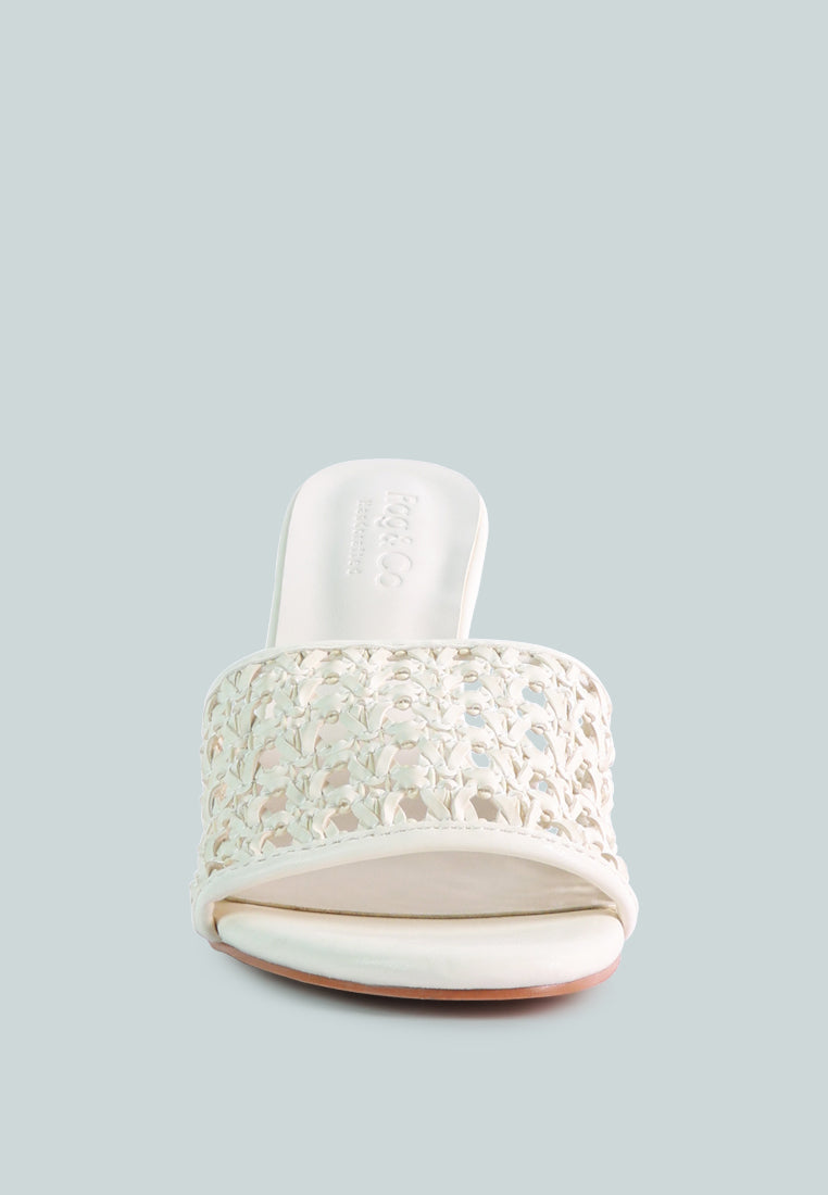 Tease Woven Heeled Slides-3