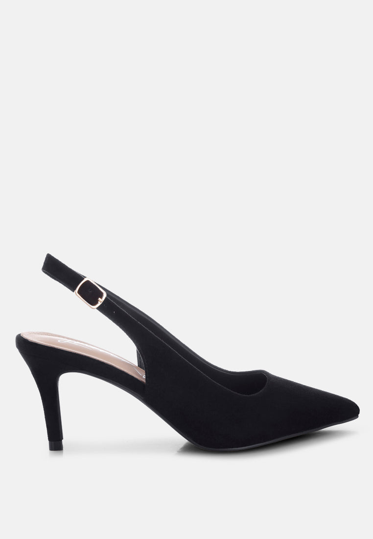 Theobs Soft Microfiber Pointed Toe Slingbacks-5