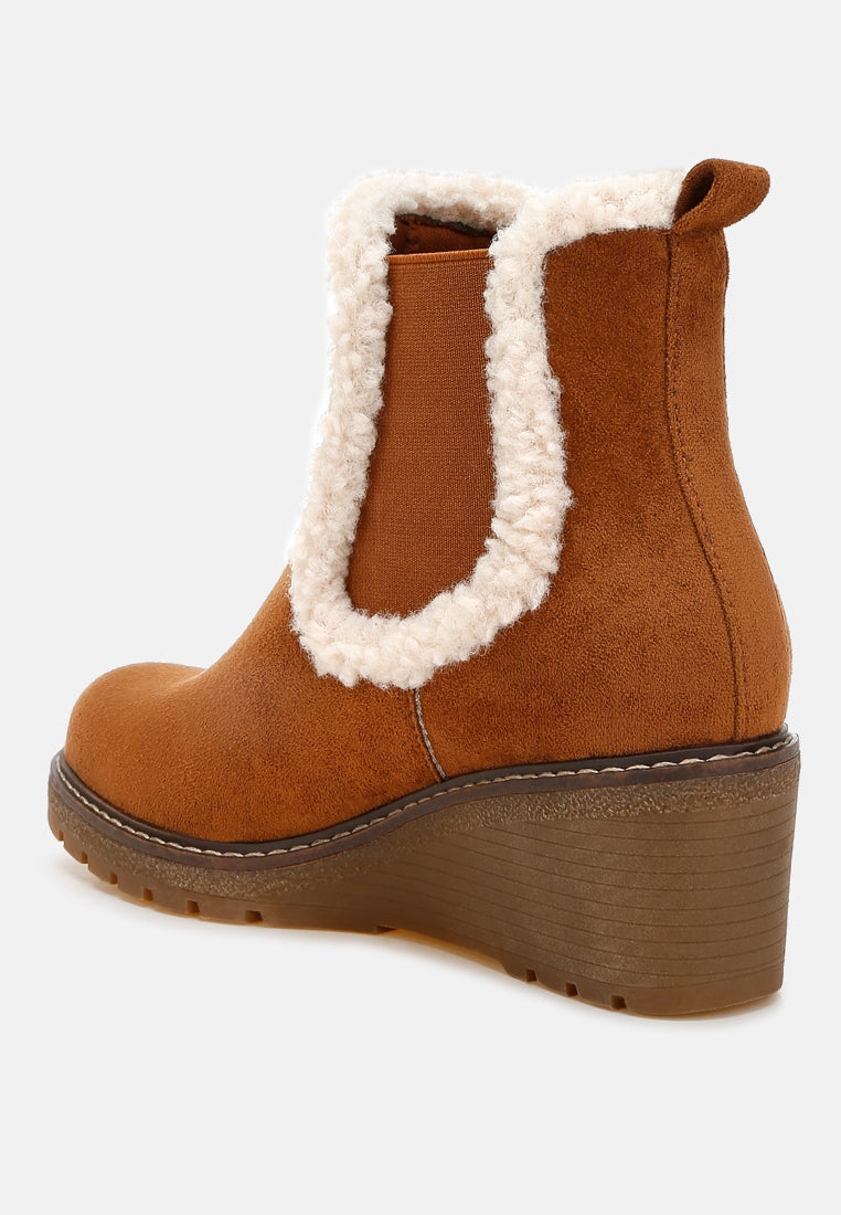 Thunderhoof Faux Fur Lined Chelsea Boots-2