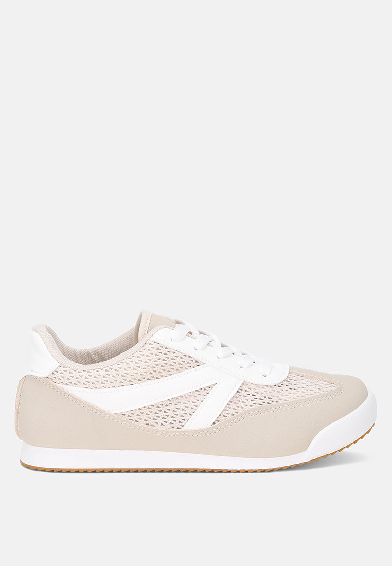 Tibala Padded Collar Lace-Up Sneakers-0