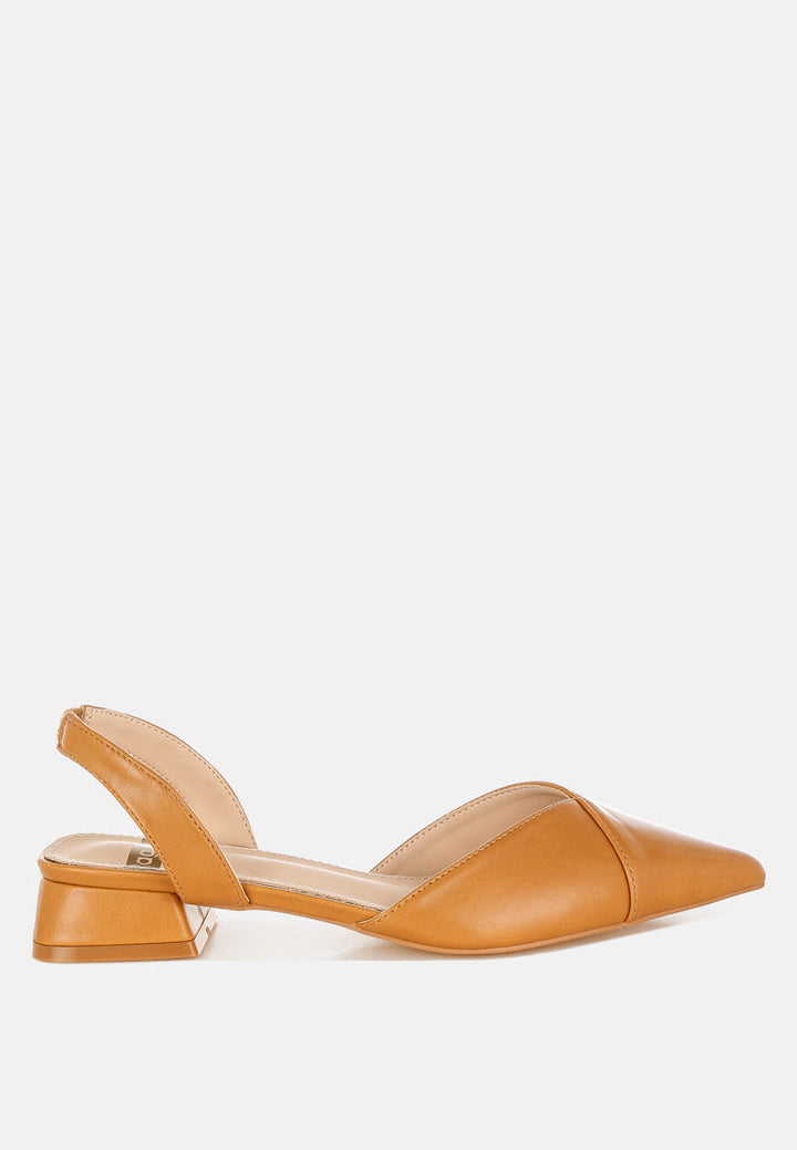 Tijay Soft Real Leather Slingback Sandals-5