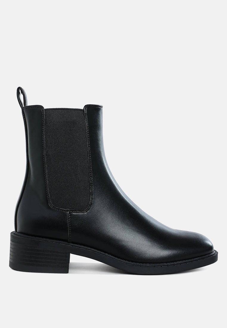 Tripoli Stacked Heel Chelsea Boots-0