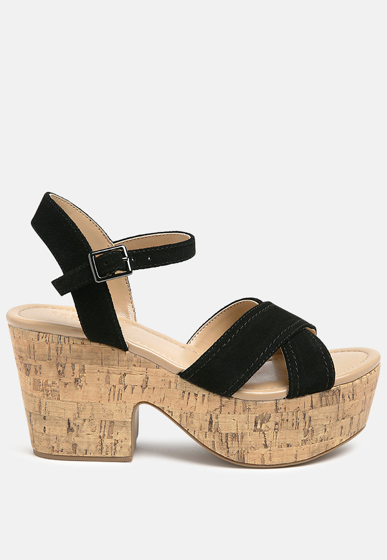 Ulla High Heeled Block Sandal-0