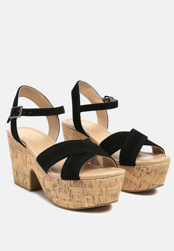 Ulla High Heeled Block Sandal-2