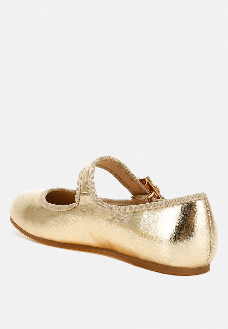 Upstage Brooch Mary Jane Ballerinas-2