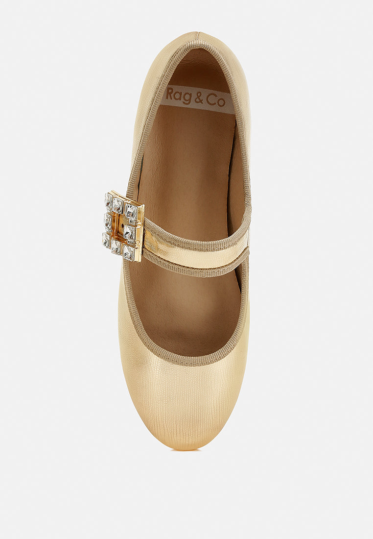 Upstage Brooch Mary Jane Ballerinas-3