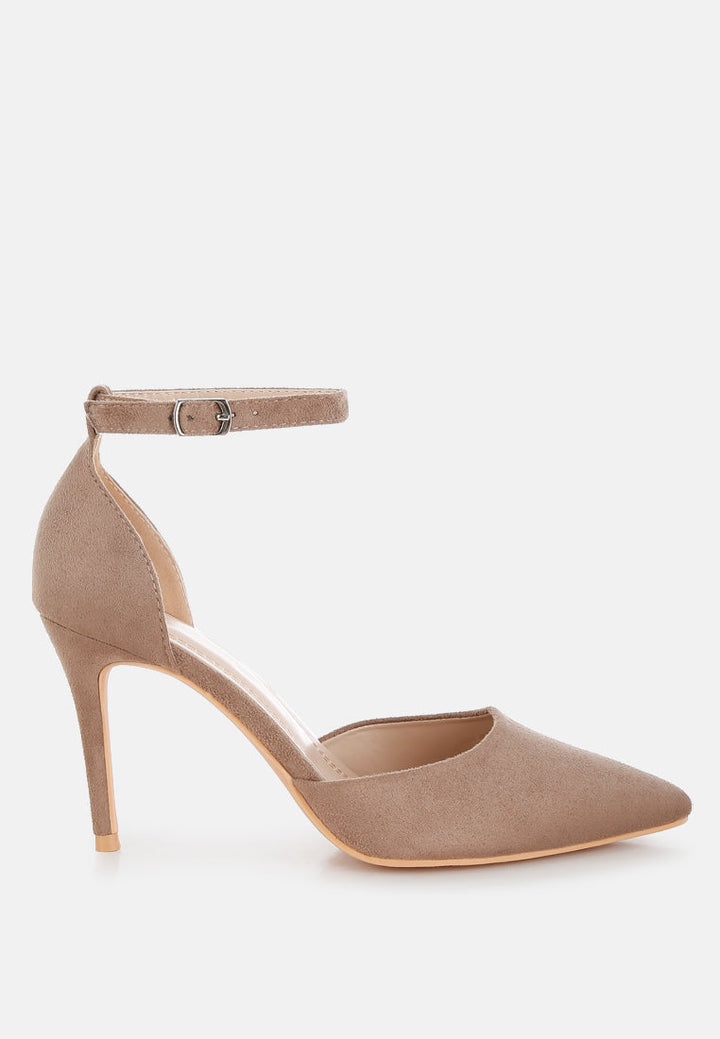 Ushra Microfiber Stiletto Sandals-4