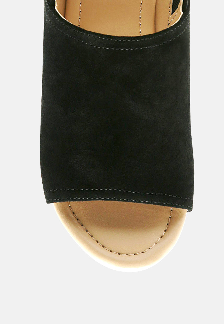Vendela Leather Slingback Platform Sandal-3