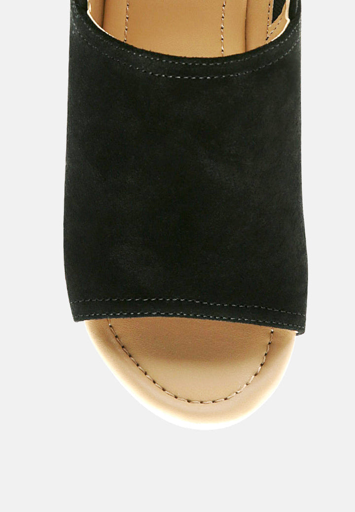 Vendela Leather Slingback Platform Sandal-3