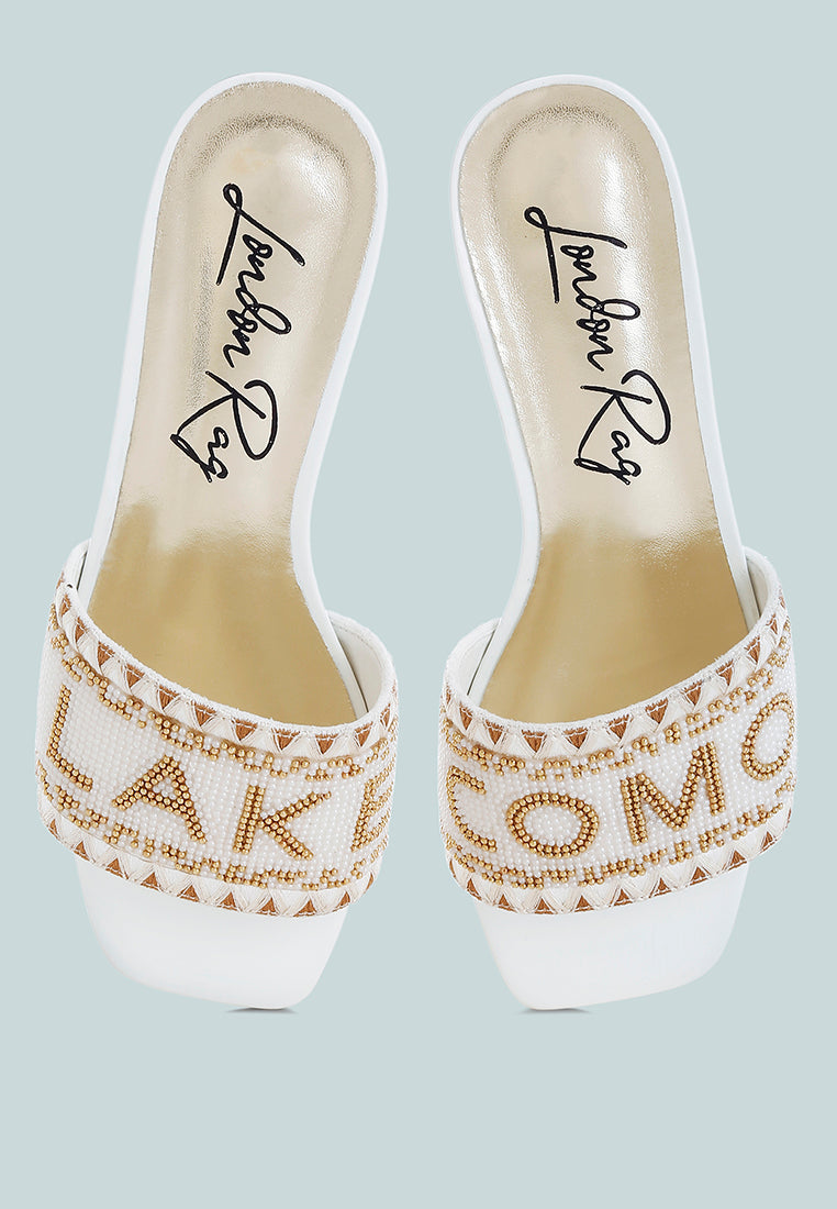 Vacay Babe Lake Como Beaded Slip-On Heels-1