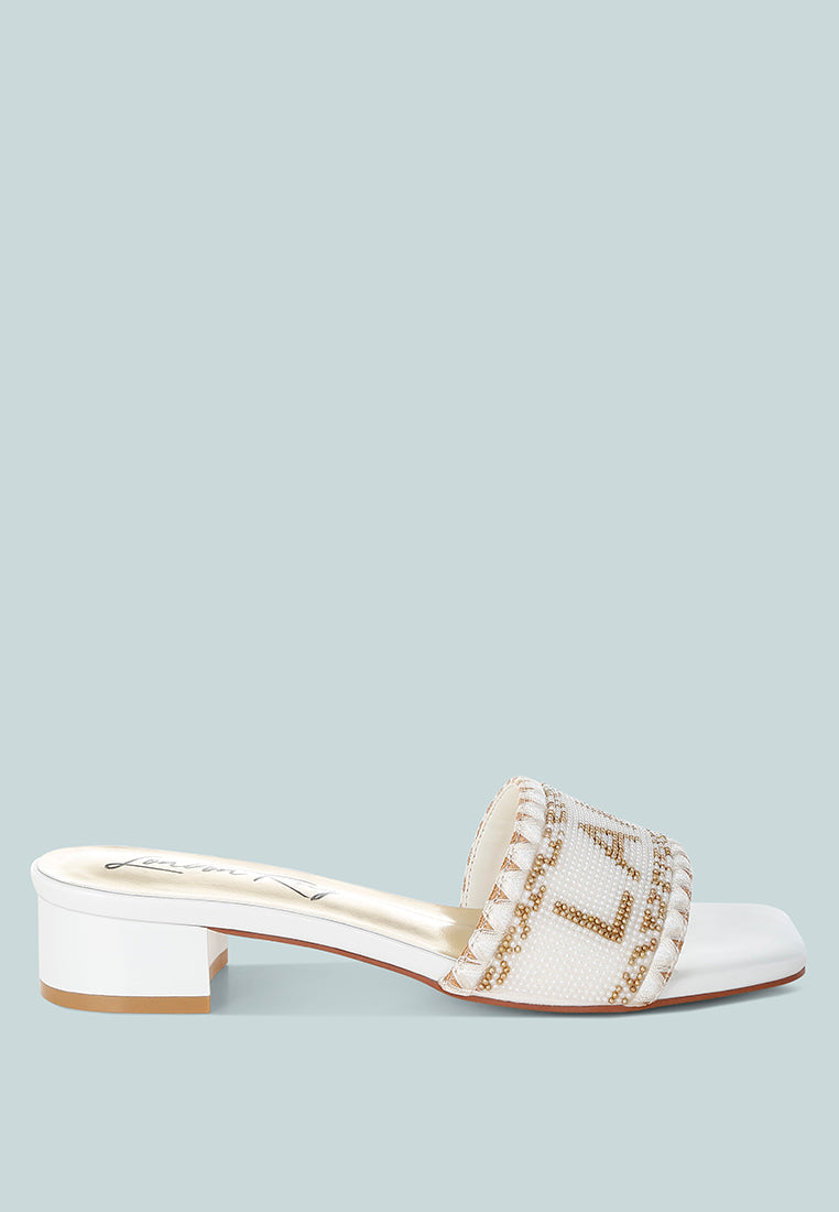 Vacay Babe Lake Como Beaded Slip-On Heels-0