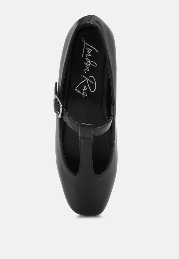Velsna Pin Buckle Ballet Flats-4