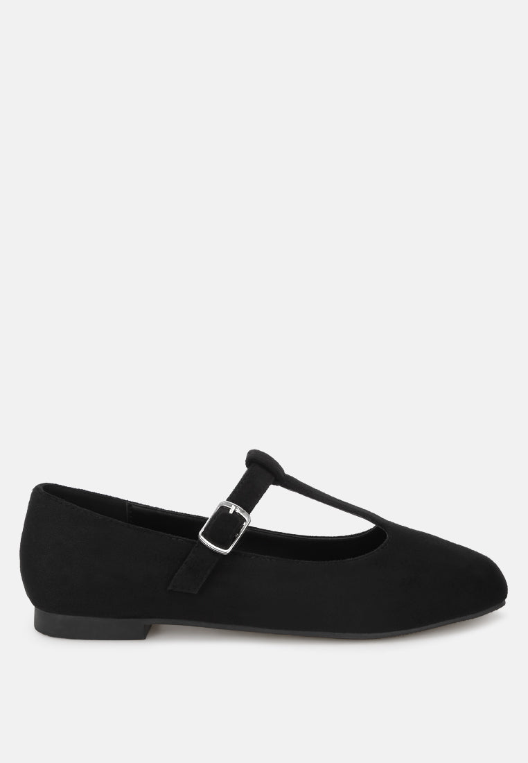 Velsna Pin Buckle Ballet Flats-5